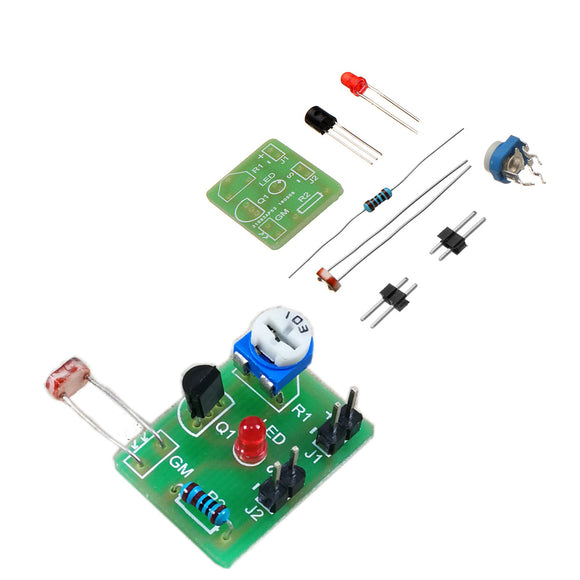 10pcs DIY Photosensitive Induction Electronic Switch Module Optical Control DIY Production Training Kit