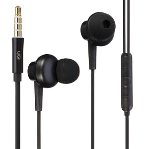 UiiSii GT900 Embossing Metal Wired Bass In-ear Earphone Headset with Microphone Volume Control