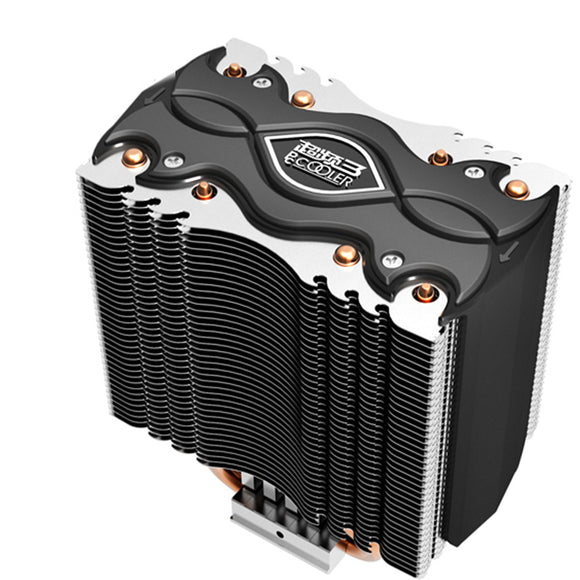 Pccooler S102 Twin Tower Design 4 Copper Heat Pipes CPU Cooler Cooling Fans Heat Sink For Intel AMD