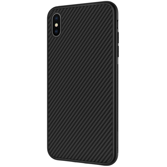 Nillkin Carbon Fiber Fingerprint Resistant Protective Case For iPhone XS Max