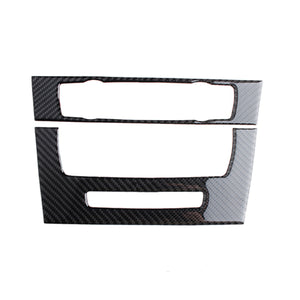 Central Control CD Volume Box Real Carbon Fiber Panel Decoration Interior Modified Auto Parts For BMW 3 Series E90 E92