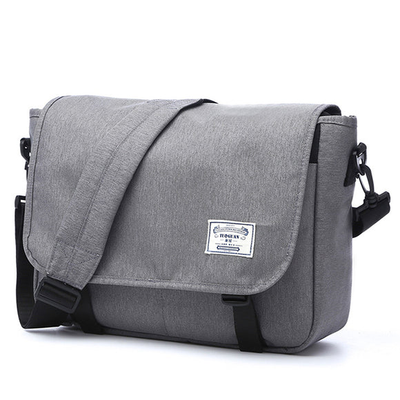 Men's Oxford Messenger Bag Man Leisure Crossbody Bag for 14in Laptops