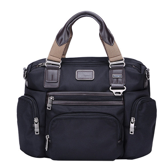 Men Waterproof Business Travel Laptop Bag Large Capacity Multi-pocket Handbag Crossbody Bag