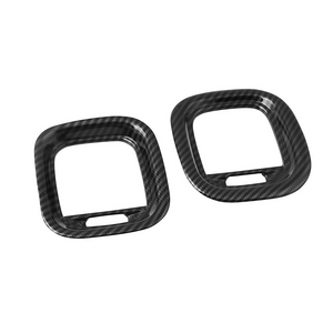 2PCS Carbon Fiber Air Vent Cover AC Outlet Trim Kit For Dodge Charger 2015+