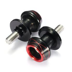 10mm Swing Arm Sliders Spools Motorcycle CNC Aluminum Paddocks Bobbins