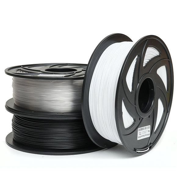 1KG 1.75mm PETG Filament Black White or Nude Color New Filament for 3D Printer