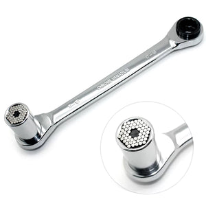 New Multi-functional Hand Tool Ratchet Socket Wrench with Universal 8 - 19mm Socket