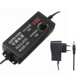 9-24V 3A 72W AC/DC Adapter Switching Power Supply Regulated Power Adapter Supply Display EU Plug