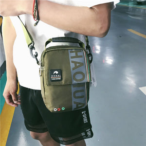 Men Leisure Letter Pattern Shoulder Bag Crossbody Bag