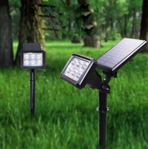 Solar Power White / Warm White / Colorful Spot Flood Light Wall Garden Outdoor Yard Landscape Lamp