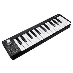 Worlde Easykey 25 Portable Electronic MIDI Keyboard Mini 25 Key USB MIDI Controller