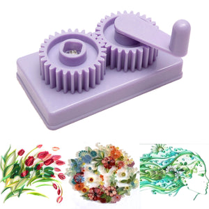 Plastic Paper Quilling Crimper Machine Crimping Paper Craft Quilled DIY Art Tool Craft Card Kit