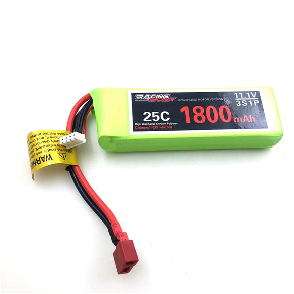 Feilun 11.1V 1800mAh 25C 3S T Plug Lipo Battery for FT012 2.4G Brushless RC Boat Parts