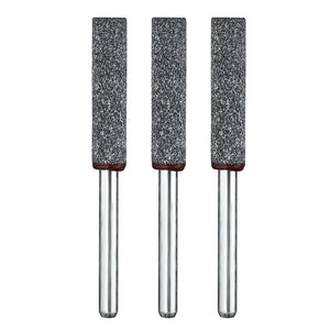 3pcs 5/32 Inch Diamond Grinding Head Grinding Stone Set Chainsaw Sharpener Burr Stone Round File