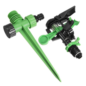 360 Degree Rotatng Water Sprinkle Garden Lawn Sprinkler Watering Impulse Sprinkler ABS+PP