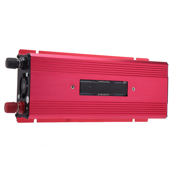 LED Power Inverter 3000W USB Modified Sine Wave Convert DC 12V To AC 220V