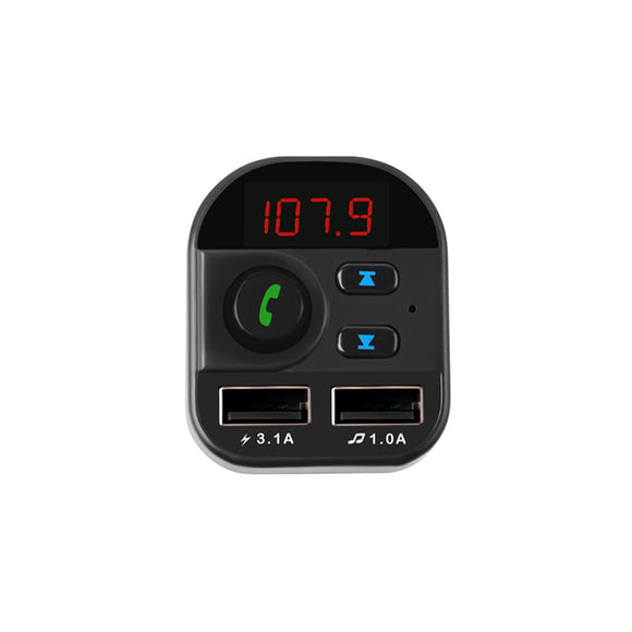 805E bluetooth MP3 Player Digital Display Car Charger Support U Disk TF Card