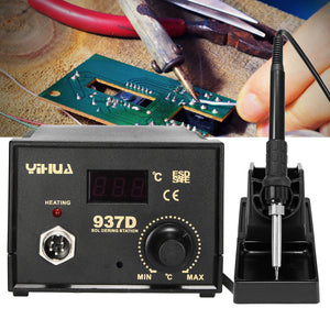 937D 220V Electric Soldering Iron Frequency Change Desolder Welding Station Digital Display ESD