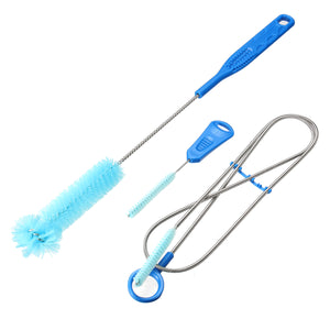 Water Bag Nylon Stainless Steel Cleaning Brush With Handle Clean Kit Tools