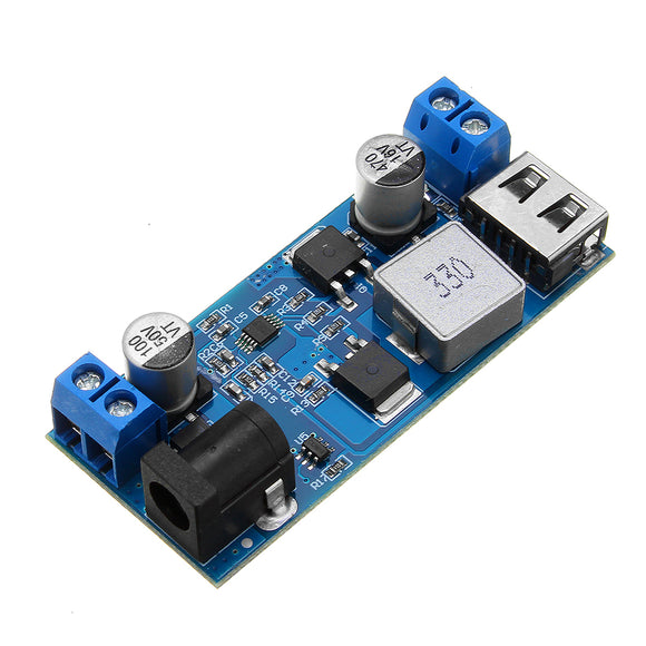 3pcs LM2596S DC-DC 24V/12V To 5V 5A Step Down Power Supply Buck Converter Adjustable USB Step-down Charging Module