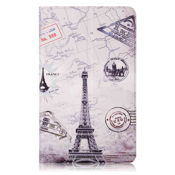 Iron Tower Painting Tablet Case for 8 Inch Xiaomi Mipad 4