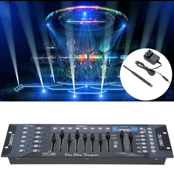 192 Channels DMX512 Light Controller Show Designer Console For Stage Light US Plug