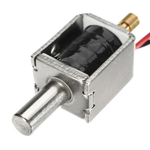 12V DC 0.43A Mini Electric Bolt Lock Push Pull Cylindrical Solenoid Lock 5mm Stroke