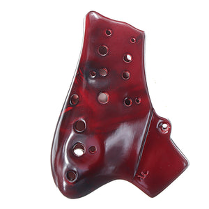 18 Holes Alto A C Tone Double Tube Smoldering Professional Ocarina