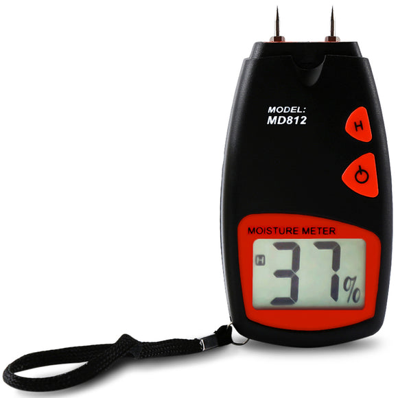 WHDZ MD812 Digital Wood Moisture Meter Humidity Tester Timber Damp Detector