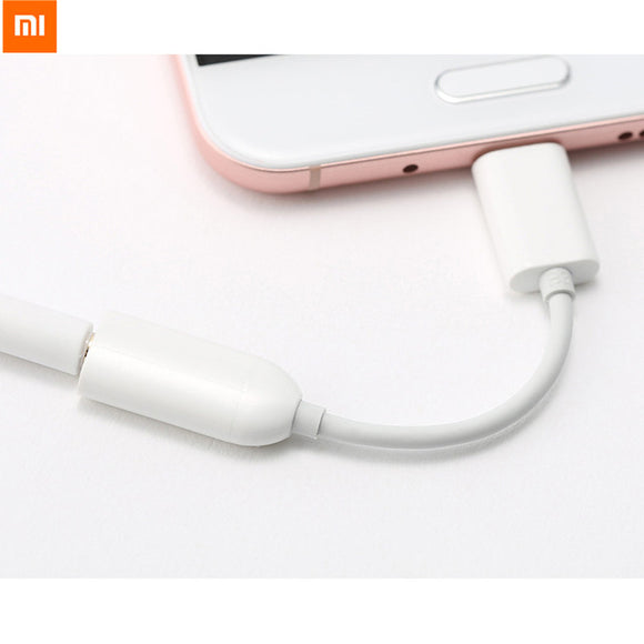 Original Xiaomi Type C to 3.5mm AUX Audio Adapter  for Samsung S8 Mi6