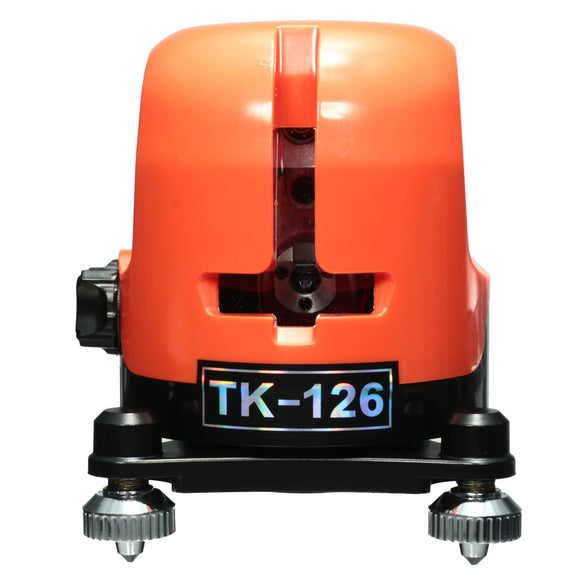 TK-126 2 Line 1 Point Laser Level Horizontal And Vertical 360 Rotation Self Leveling Cross