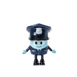 Jordan&Judy HO094 65*52*80mm Policemen Doll Cute Cartoon Action Figure Gift Display from xiaomi  youpin