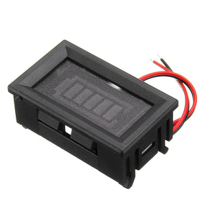 5pcs 12V Lead-acid Battery Capacity Indicator Power Measurement Instrument Tester With LED Display