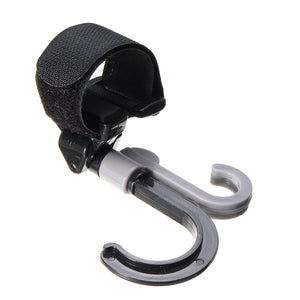 2Pcs 360 Degree Rotation Mounting Hook For Buggy Sport Car Baby Car Bicycle