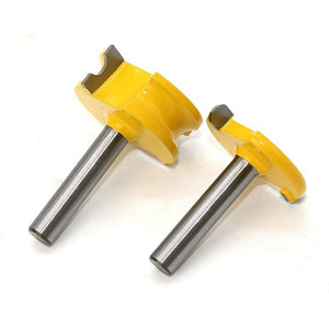 2pcs 8mm Round Shank Woodworking Milling Cutter Canoe Flute Pearl Router Bit