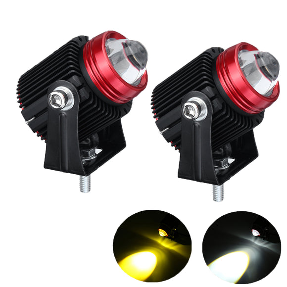 1Pair 20W 9-30V IP65 6500K LED Work Light Spotlight Driving Fog Lamp for Off-road Truck Boat