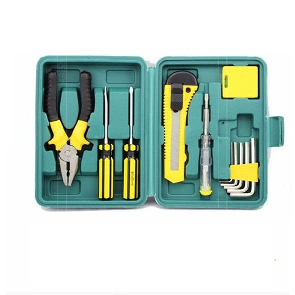 11pcs Car Repair Tool Set Stainless Steel Household Tool Set Kit Vehicle Maintenance Kit