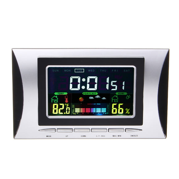 H102DC-color LCD Display Multifunctional Weather Station Thermometer Humidity Tester