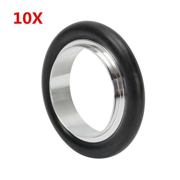 10Pcs KF-25 NW-25 Flange Centering Ring 25mm Aluminum Clamp Ring Vacuum Parts O Ring