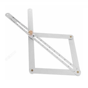 Aluminum Alloy Angle Ruler Multi-function Folding Ruler Four-side Parallel Ruler Multi-angle Ruler