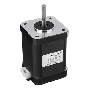 HANPOSE 17HS6401-S 60mm Nema 17 Stepper Motor 42 Motor 42BYGH 1.7A 73N.cm 4-lead for 3D Printer CNC Laser