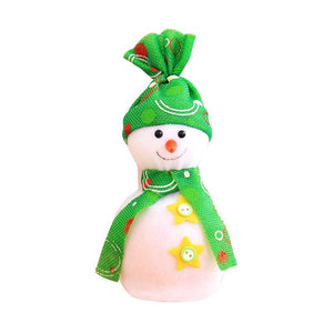 Christmas Party Home Decoration Cute Snowman Apple Box Toys Merry Christmas For Kids Children Gift