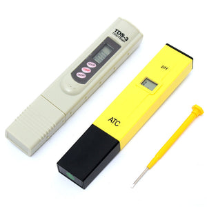 0-9999 PPM Digital PH Meter TDS Tester Aquarium Pool Hydroponic Water Monitor