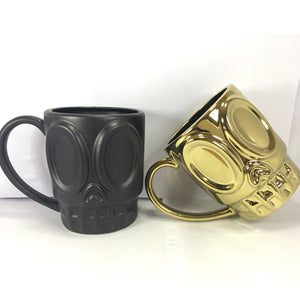 KCASA KC-FACE01 Creative Grimace Milk Beer Coffee Tea Ceramic Couple Mug Cup Glass Tumbler