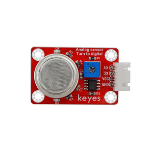 Keyes Brick MQ-2 Smoke Sensor Anti-reverse Plug White Terminal Gas Sensor Module Board