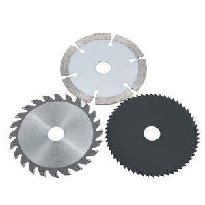 3pcs 85mm Circular Saw Blades Set HSS/TCT  Wood Working Rotary Tool Cutting Discs Kit