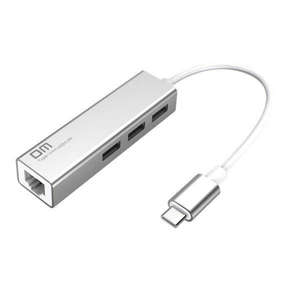 DM Type-C USB3.0 High-Speed Expansion 3-Ports HUB USB Splitter for Samsung S9 S8 for Xiaomi Mix2S