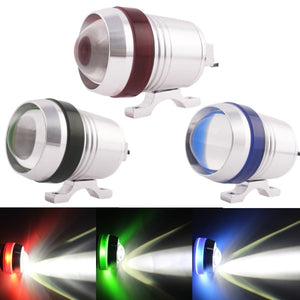 DC12-80V U3 Motorcycle LED Waterproof Hi/Lo Beam Angel Eyes Headlight Spot Lightt