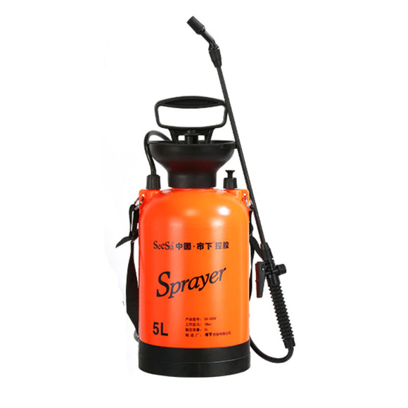 3L/5L Hand Pressure Pump Watering Sprayer Garden Irrigation Chemical Bottle