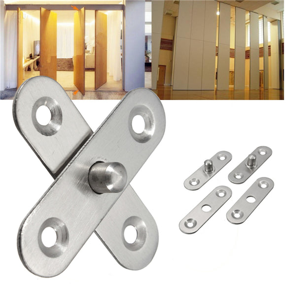 56mm L Stainless Steel 360 Degree Rotating Door Pivot Hinge Rotary